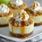 Apple Crisp Mini Cheesecakes