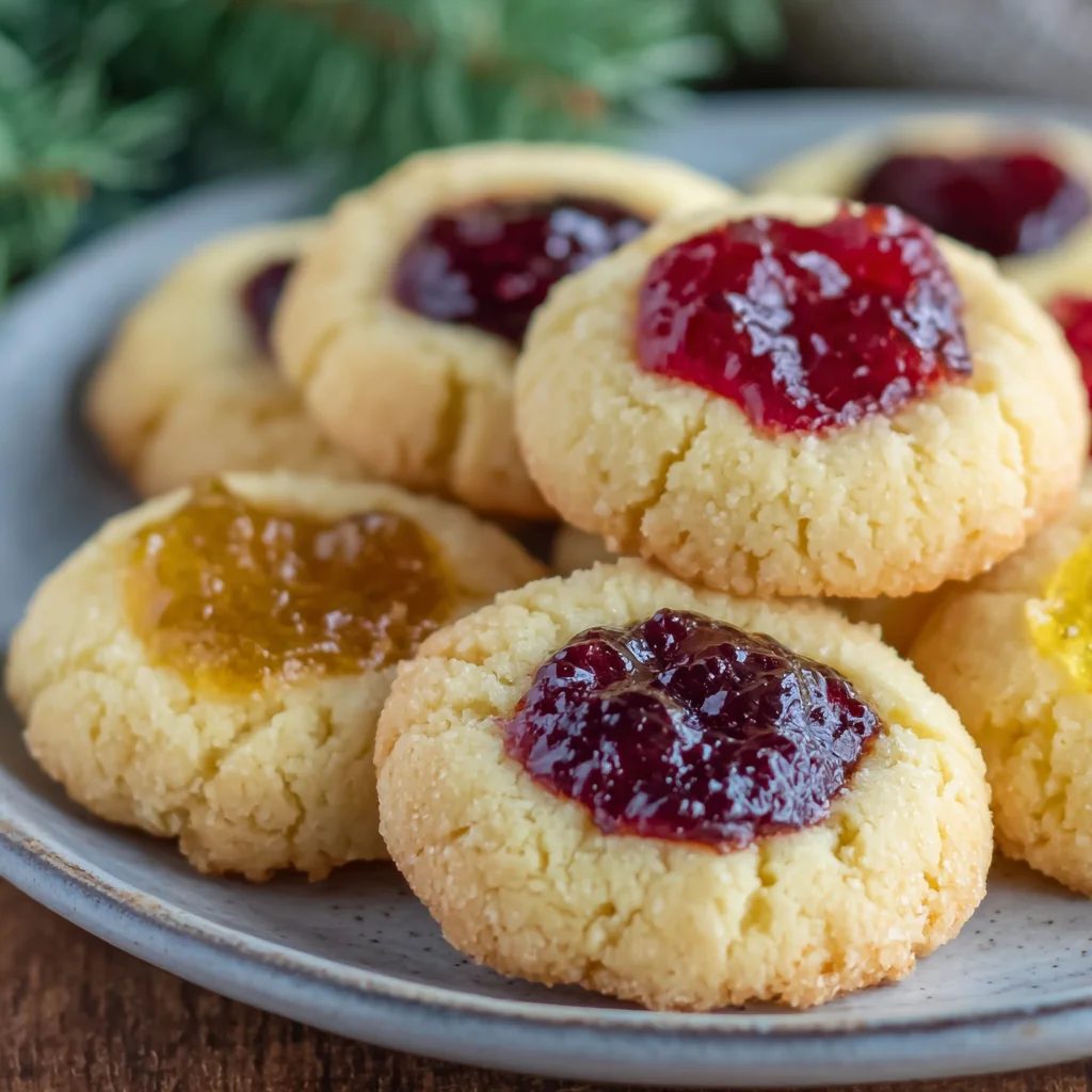 Christmas Thumbprint Cookies: A Festive Delight