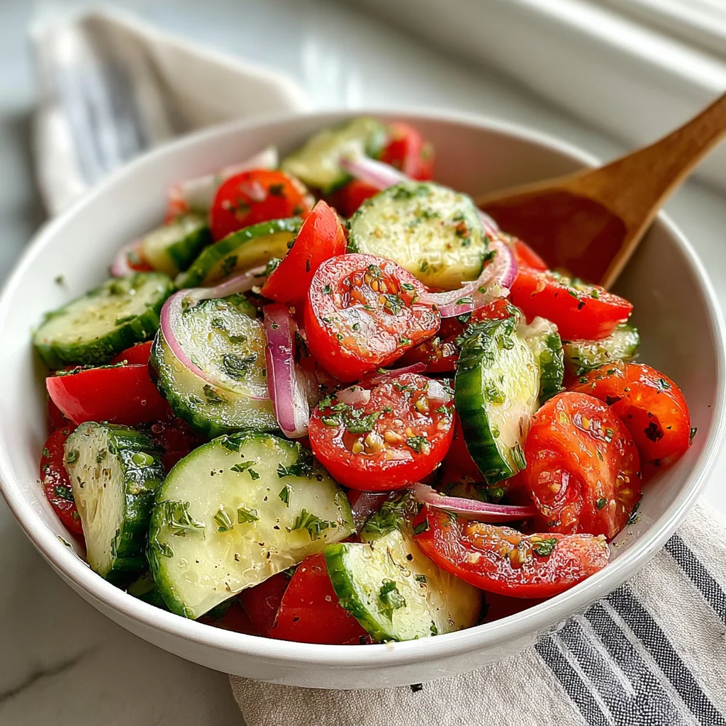 Cucumber Tomato Salad