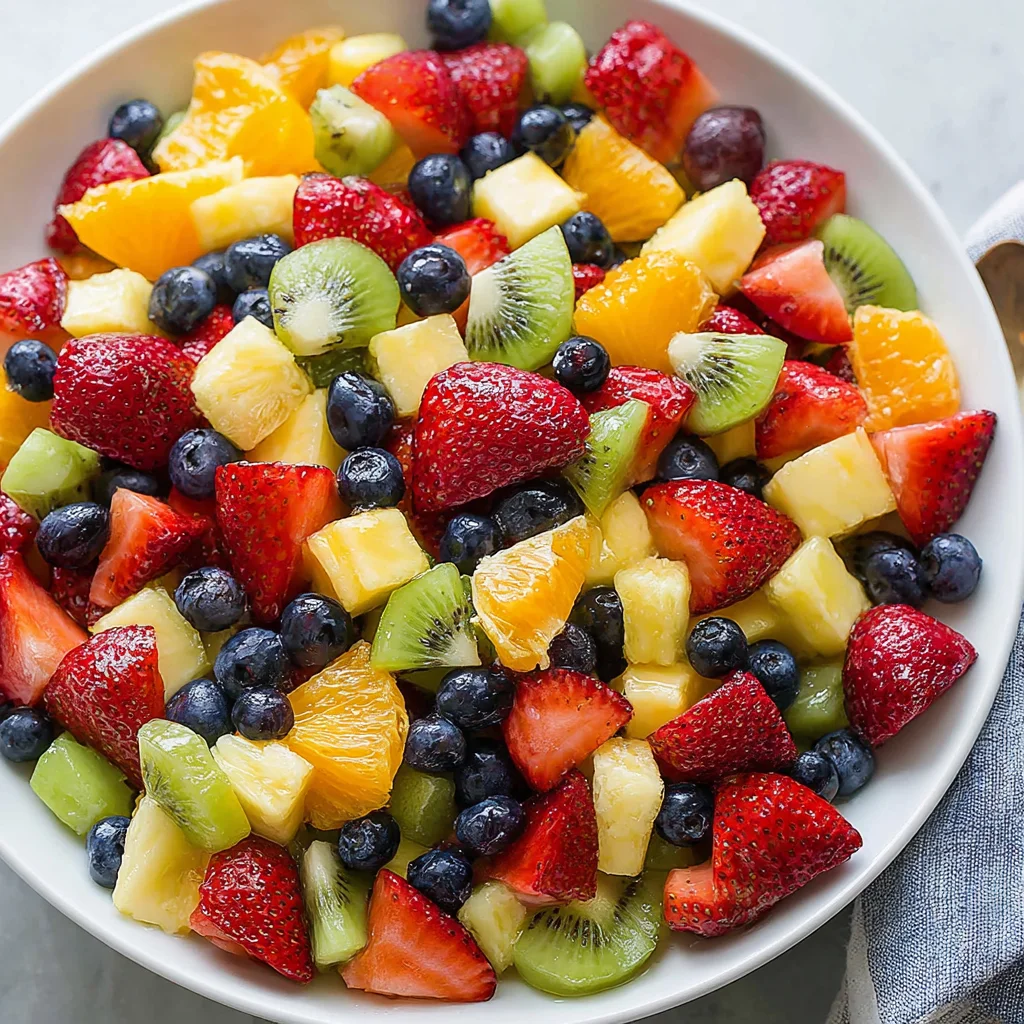Honey Lime Rainbow Fruit Salad: A Vibrant & Refreshing Treat