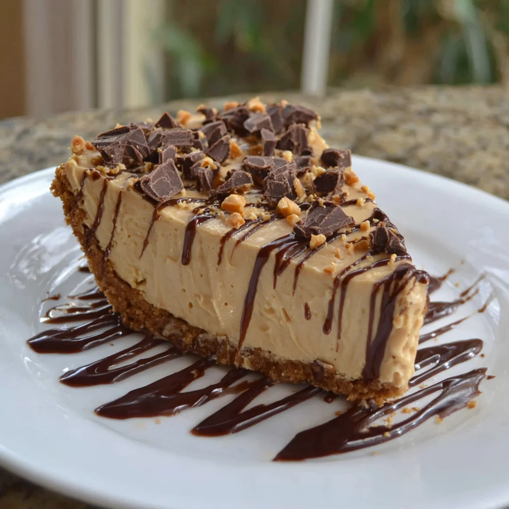 No Bake Peanut Butter Pie