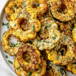 Parmesan Crusted Roasted Delicata Squash
