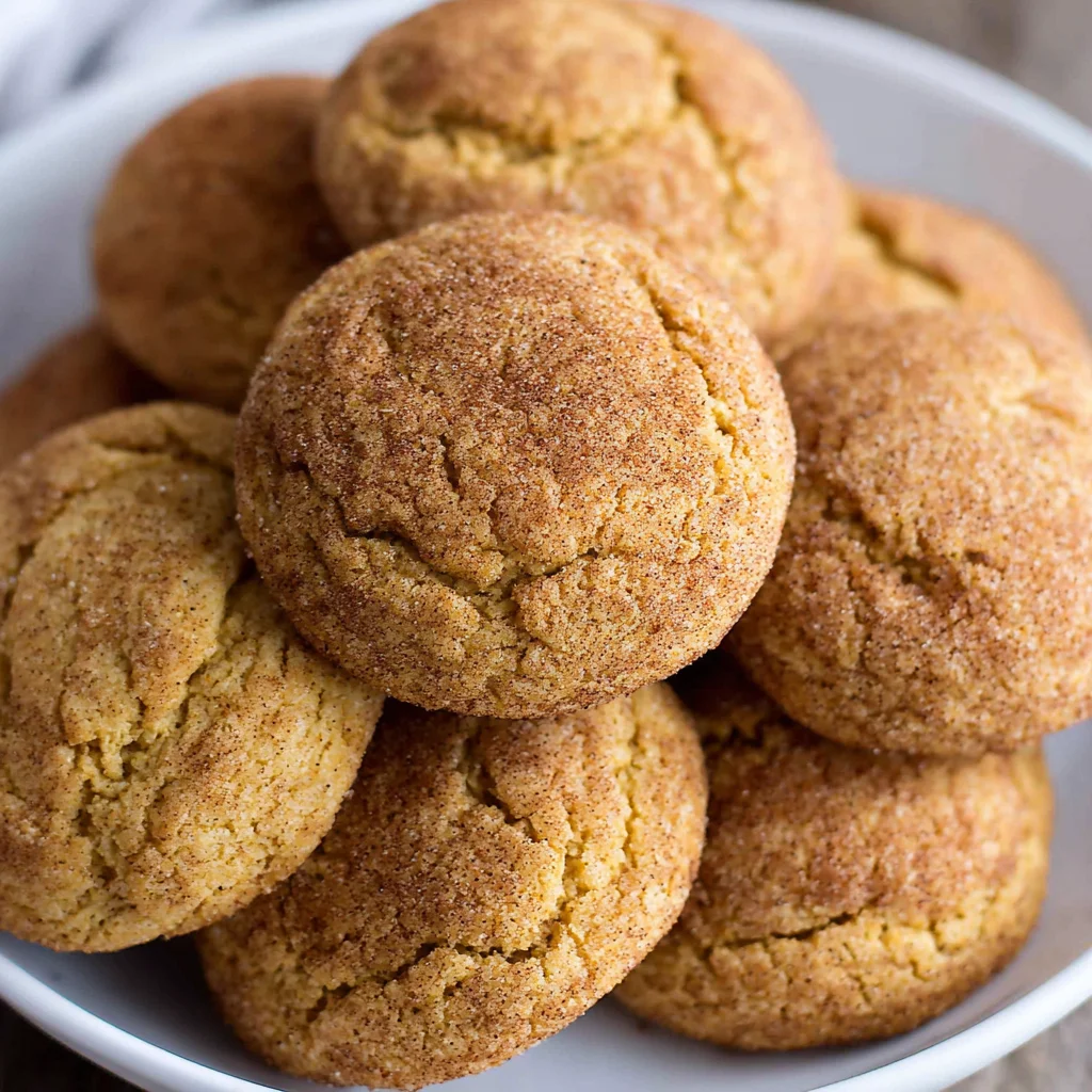 Soft Pumpkin Snickerdoodles