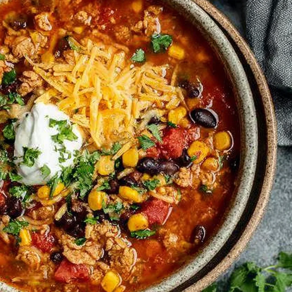Turkey Taco Soup: A Flavorful and Hearty Meal