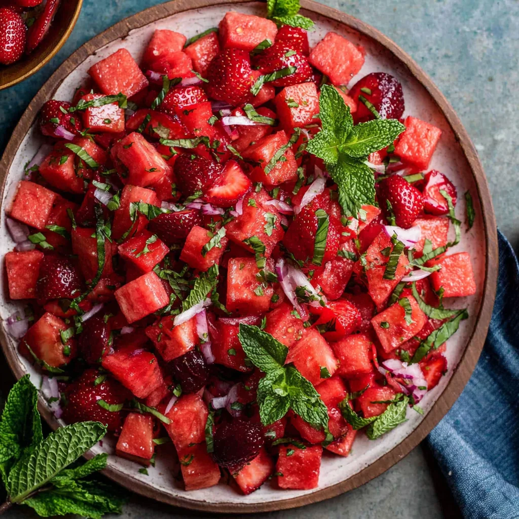 Watermelon Fruit Salad: A Refreshing Summer Delight
