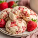 strawberry cheesecake cookies