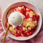 strawberry cheesecake dump cake