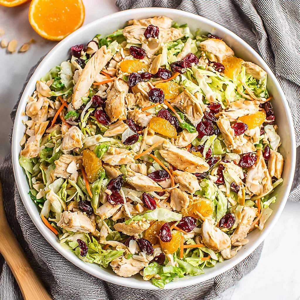 Asian Chicken Cranberry Salad: A Festive Flavor Fusion