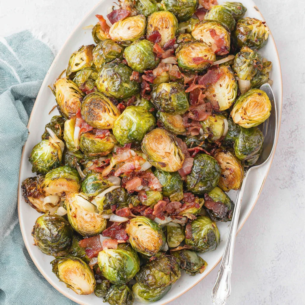 Balsamic Brown Sugar Brussels Sprouts: The Ultimate Sweet, Tangy, and Crispy Roasted Side Dish