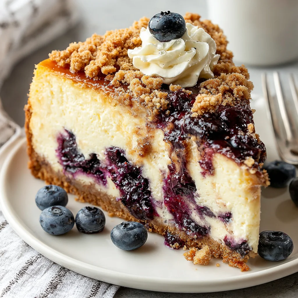 Blueberry Crumble Cheesecake: A Decadent Delight