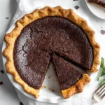 Classic Chocolate Chess Pie with a Buttery Crust