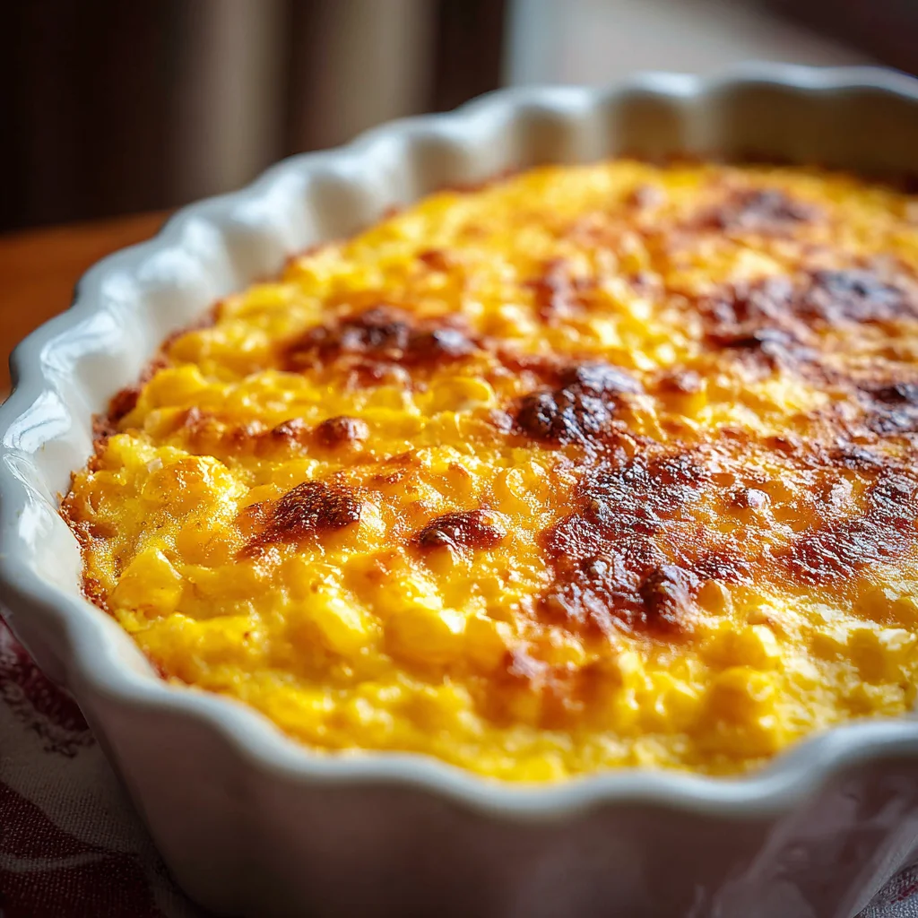 Creamy Corn Pudding Casserole: A Recipe for Comfort and Delight