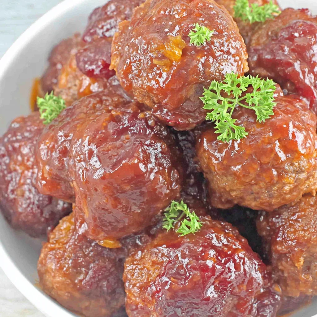 Cranberry BBQ Crockpot Meatballs: The Ultimate Sweet and Savory Appetizer