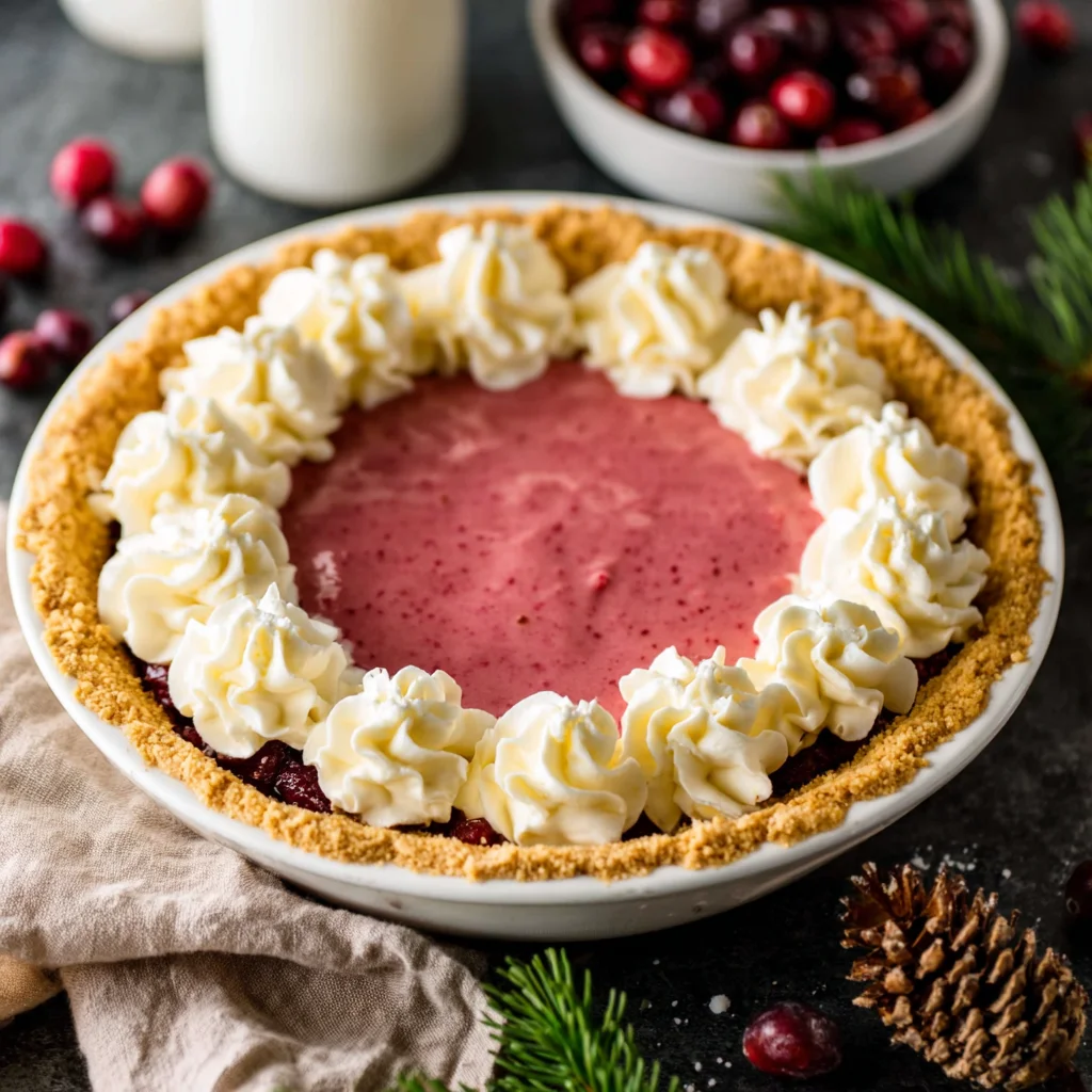 Cranberry Custard Pie: A Festive Delight
