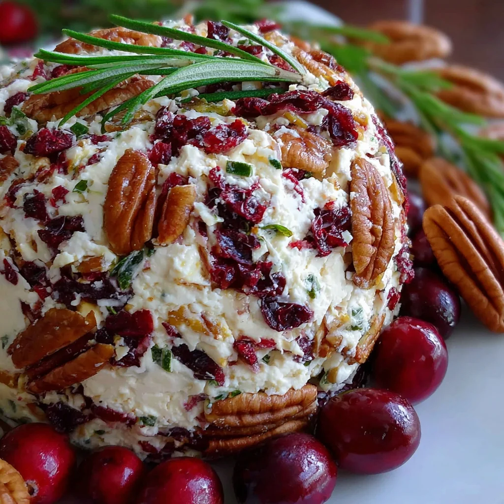 Cranberry Pecan Cheese Ball: A Festive Holiday Treat