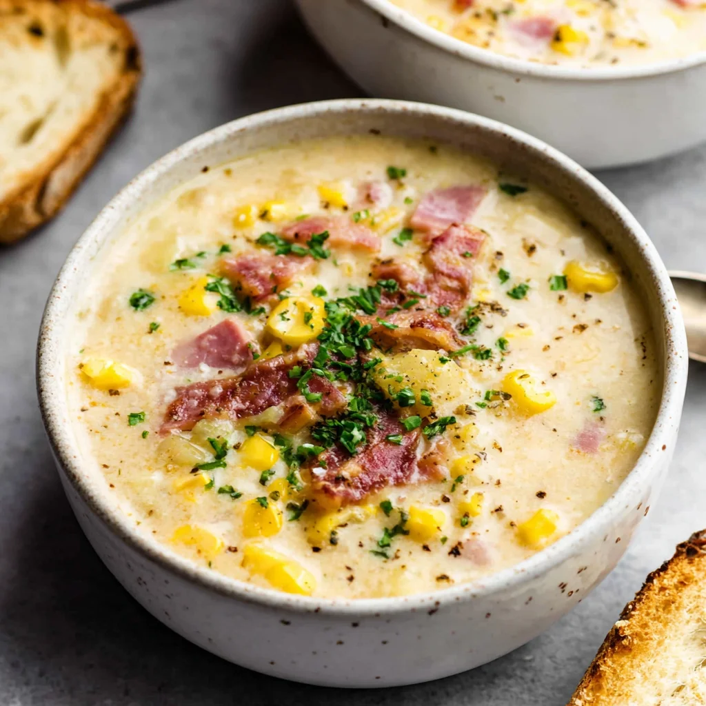 Easy Ham and Corn Chowder: The Ultimate Comfort Meal