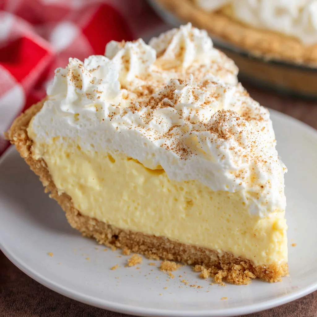 Eggnog Cream Pie: A Festive Holiday Dessert
