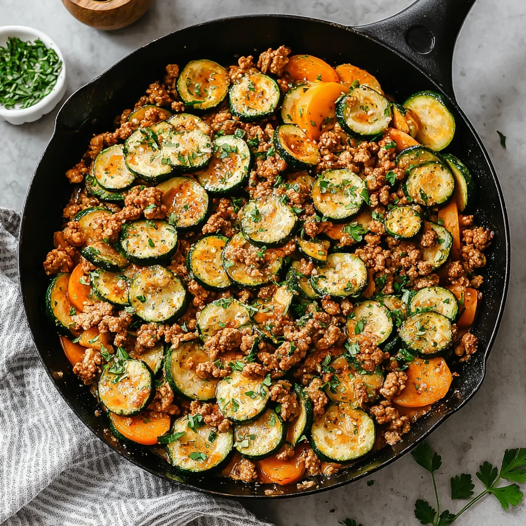 Ground Turkey and Zucchini Skillet: Your New Favorite One-Pan Weeknight Meal
