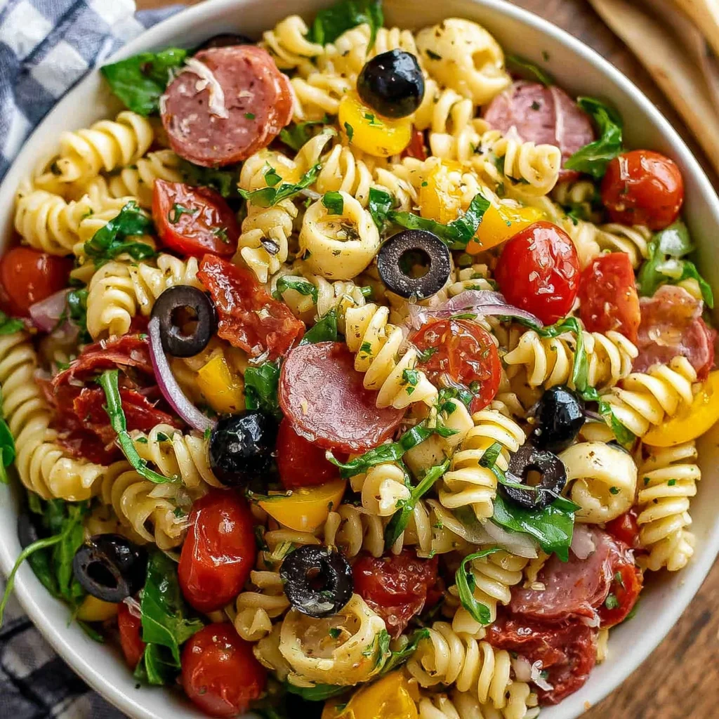 Italian Starter Pasta Salad: A Vibrant & Flavorful Appetizer