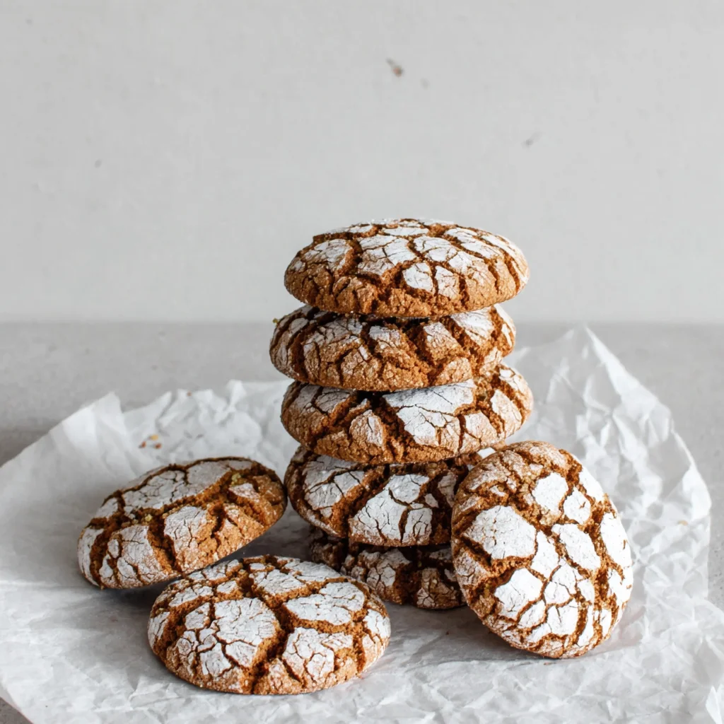 Soft and Spiced Gingerbread Crinkle Cookies: The Ultimate Holiday Recipe