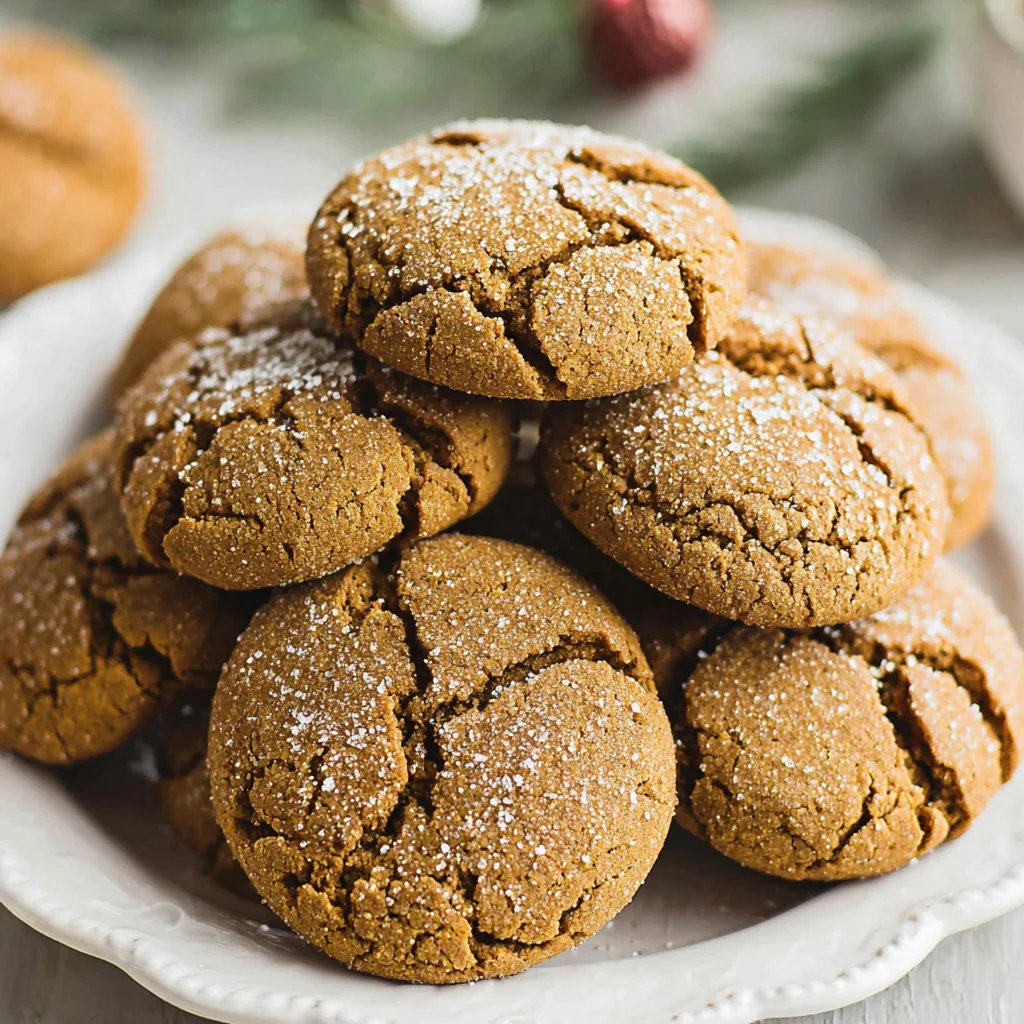 Starbucks Copycat Ginger Molasses Cookies