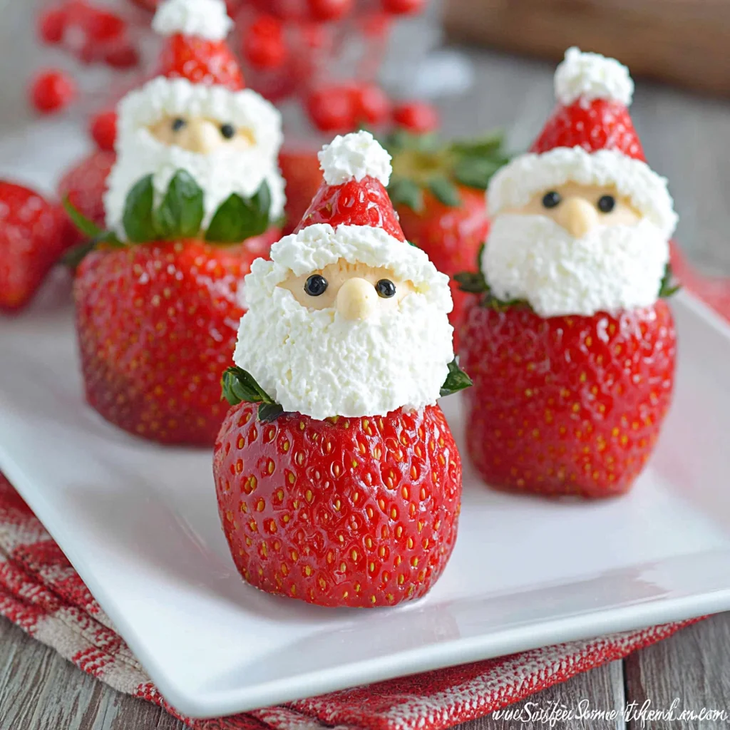 Strawberry Santas: An Adorable and Delicious Christmas Treat