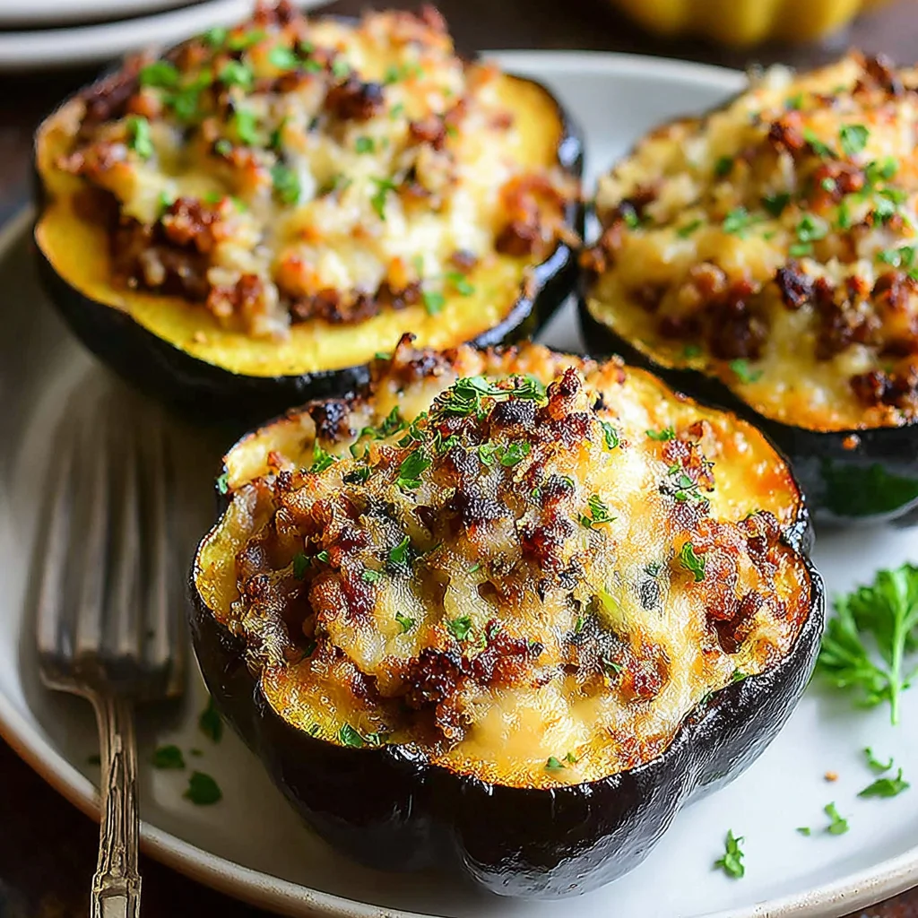Stuffed Baked Acorn Squash: A Delicious Fall Recipe
