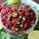 Sweet and Spicy Cranberry Salsa