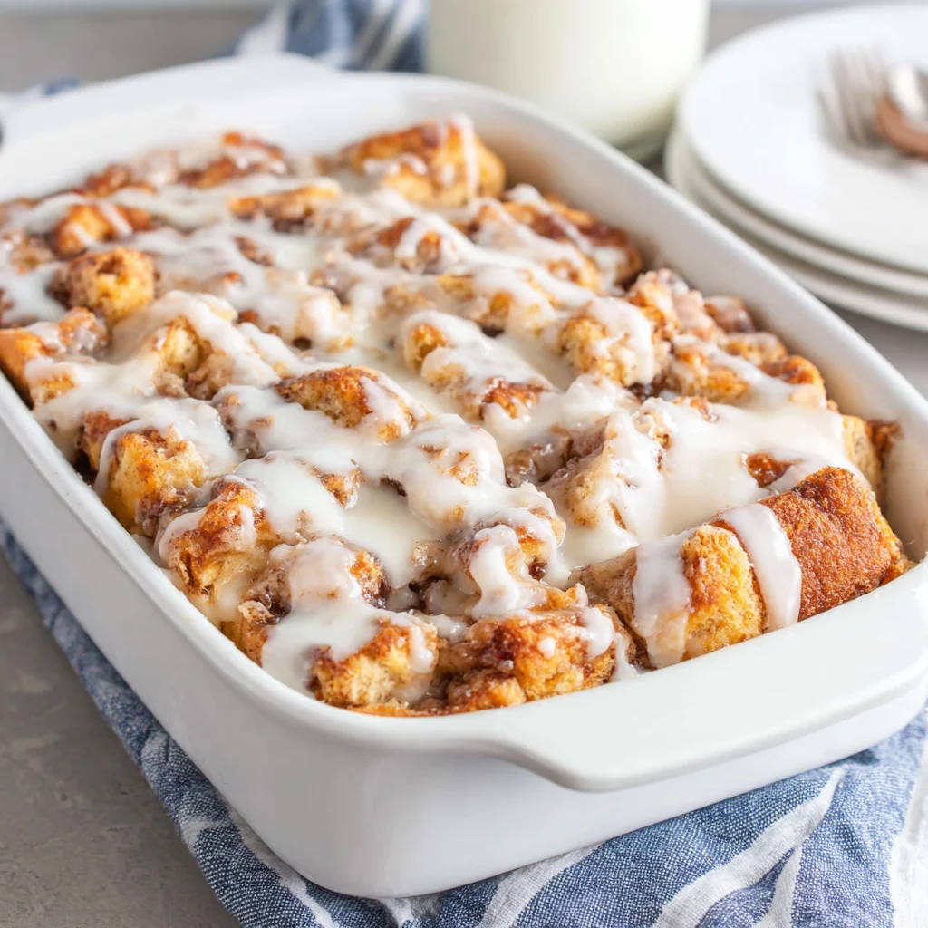 The Ultimate Cinnamon Roll Casserole: Easy Breakfast Bliss