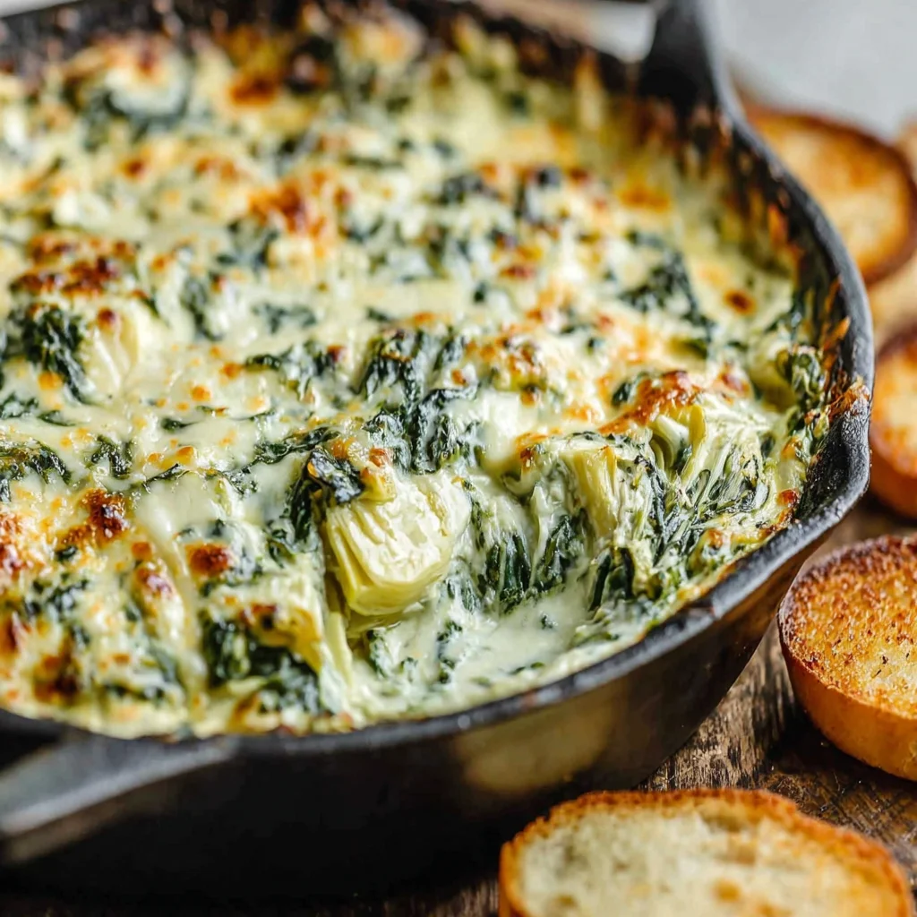 The Ultimate Creamy Spinach Artichoke Dip: Baked Perfection for Any Party