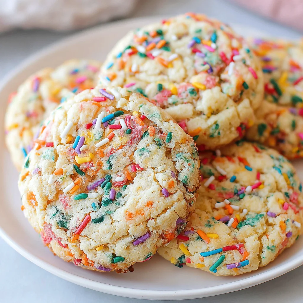Classic Funfetti Celebration Cookies: The Ultimate Soft and Chewy Funfetti Cookies Recipe