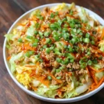 Healthy Chicken Egg Roll in a Bowl