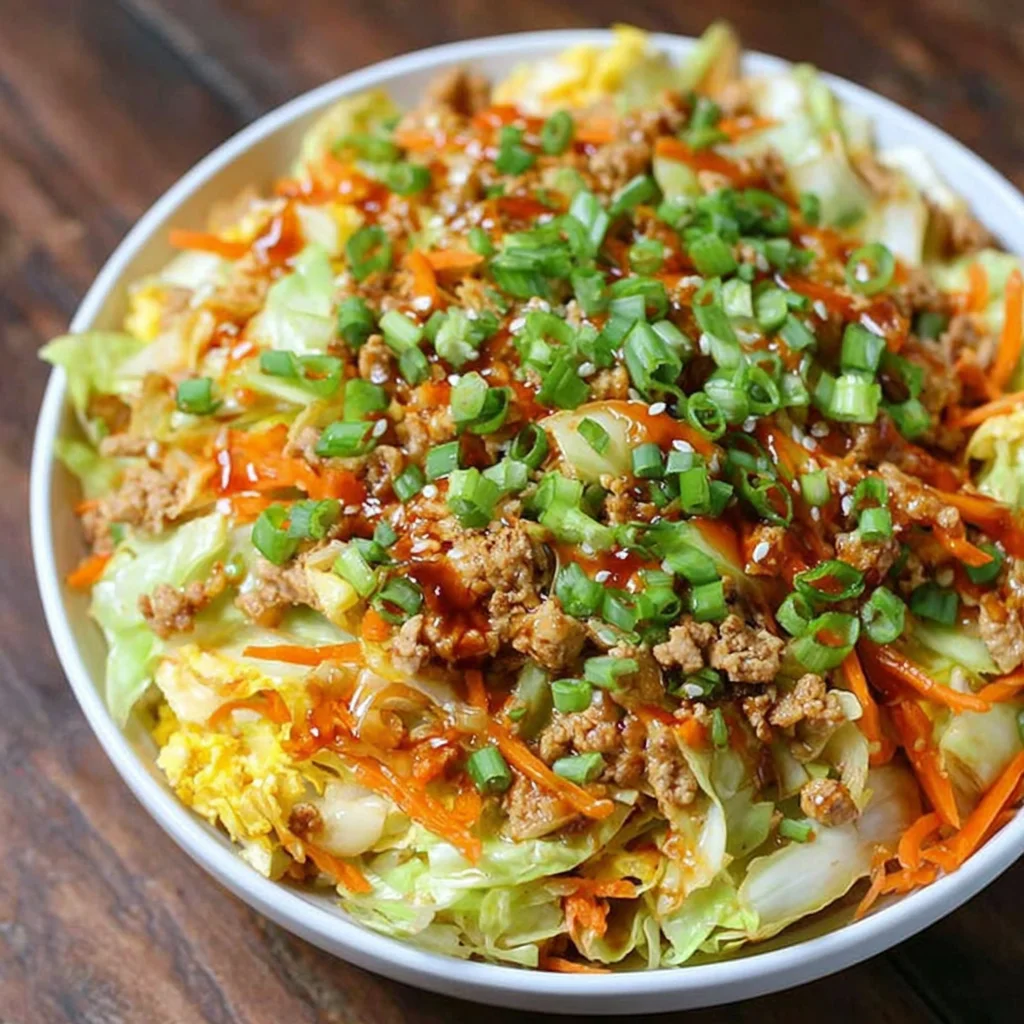 Healthy Chicken Egg Roll in a Bowl: The Ultimate Low-Carb Weeknight Dinner Solution