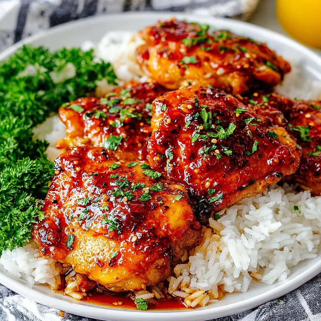 The Ultimate Honey Garlic Chicken Thighs: Long and Easy Recipe for a Sticky, Savory Glaze