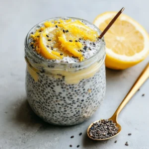 Lemon Cream Chia Pudding