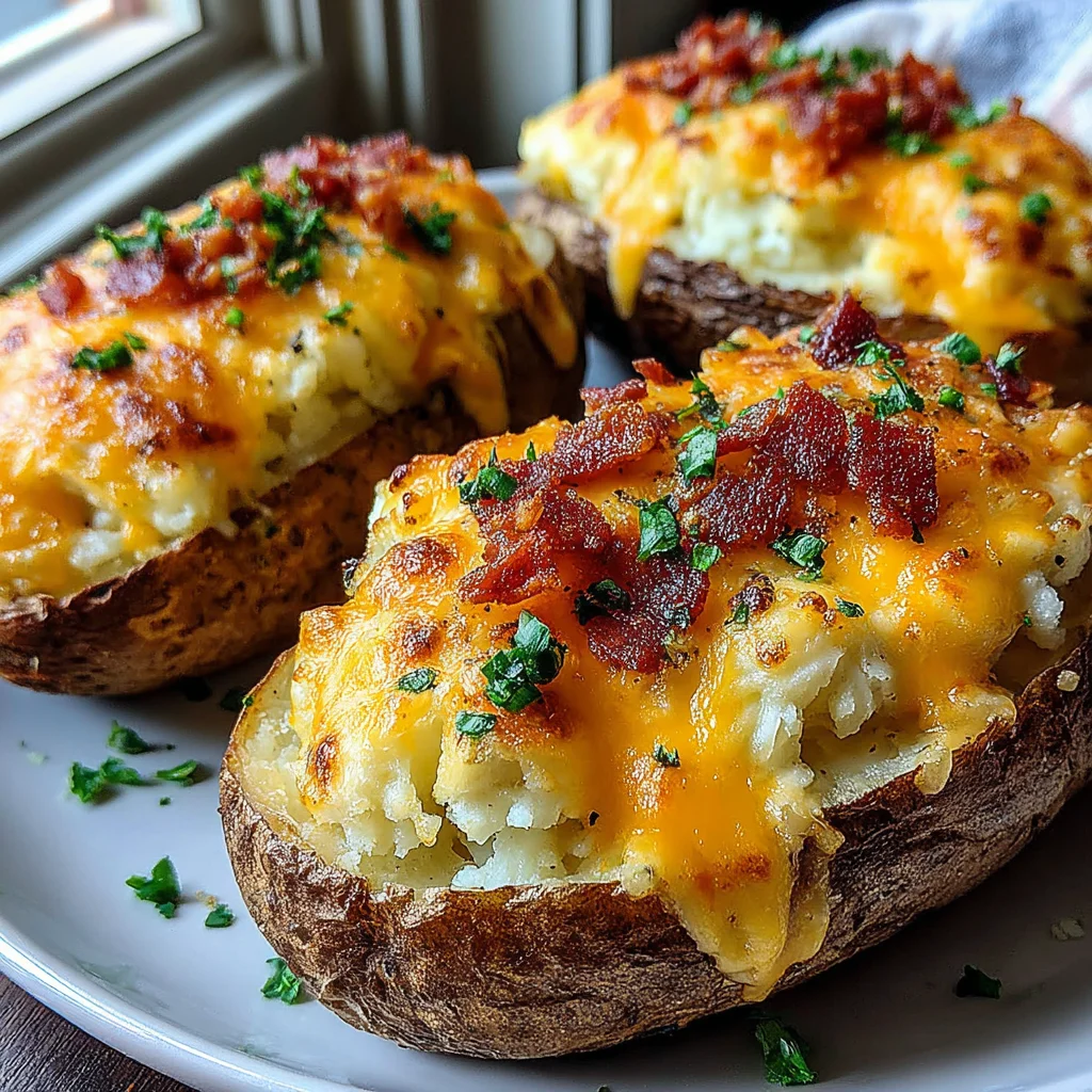 The Ultimate Recipe for Creamy, Cheesy, Crispy Twice Baked Potatoes