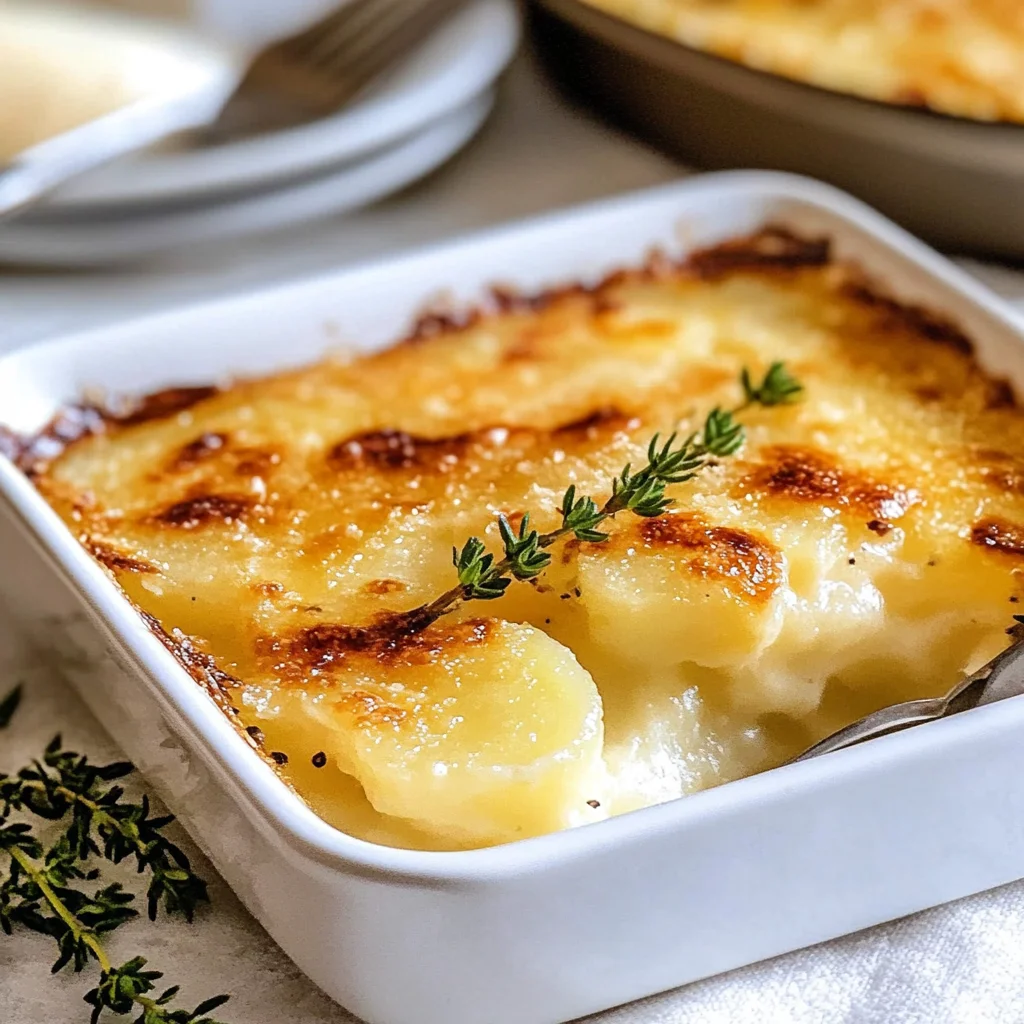 Copycat Ruth’s Chris Potatoes au Gratin Recipe
