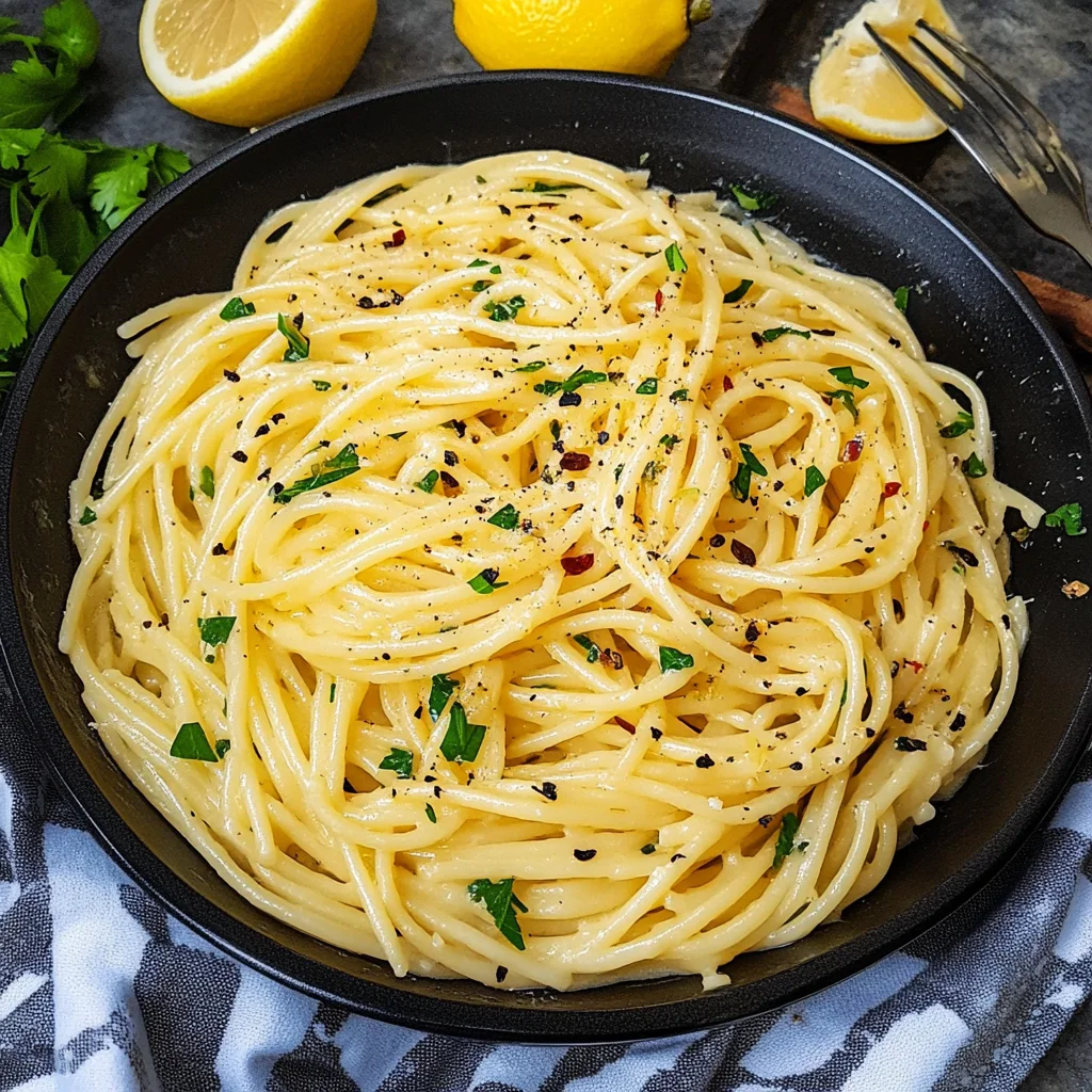 Lemon Butter Garlic Pasta Sauce Recipe (Quick & Easy!)