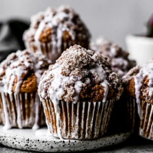 Cinnamon Streusel Gingerbread Muffins Recipe