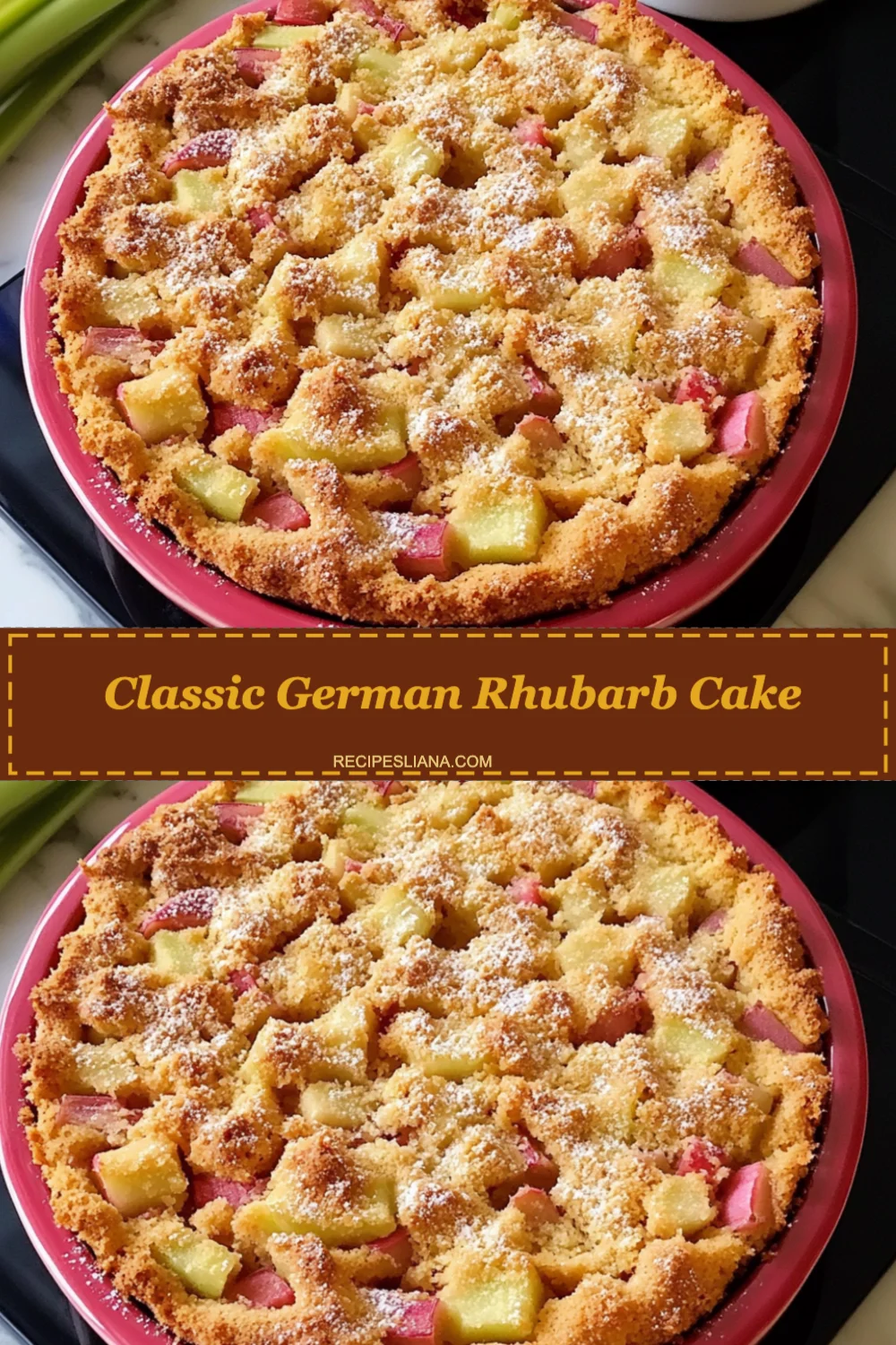 Classic German Rhubarb Cake Recipe (Deliciously Tart and Sweet!)