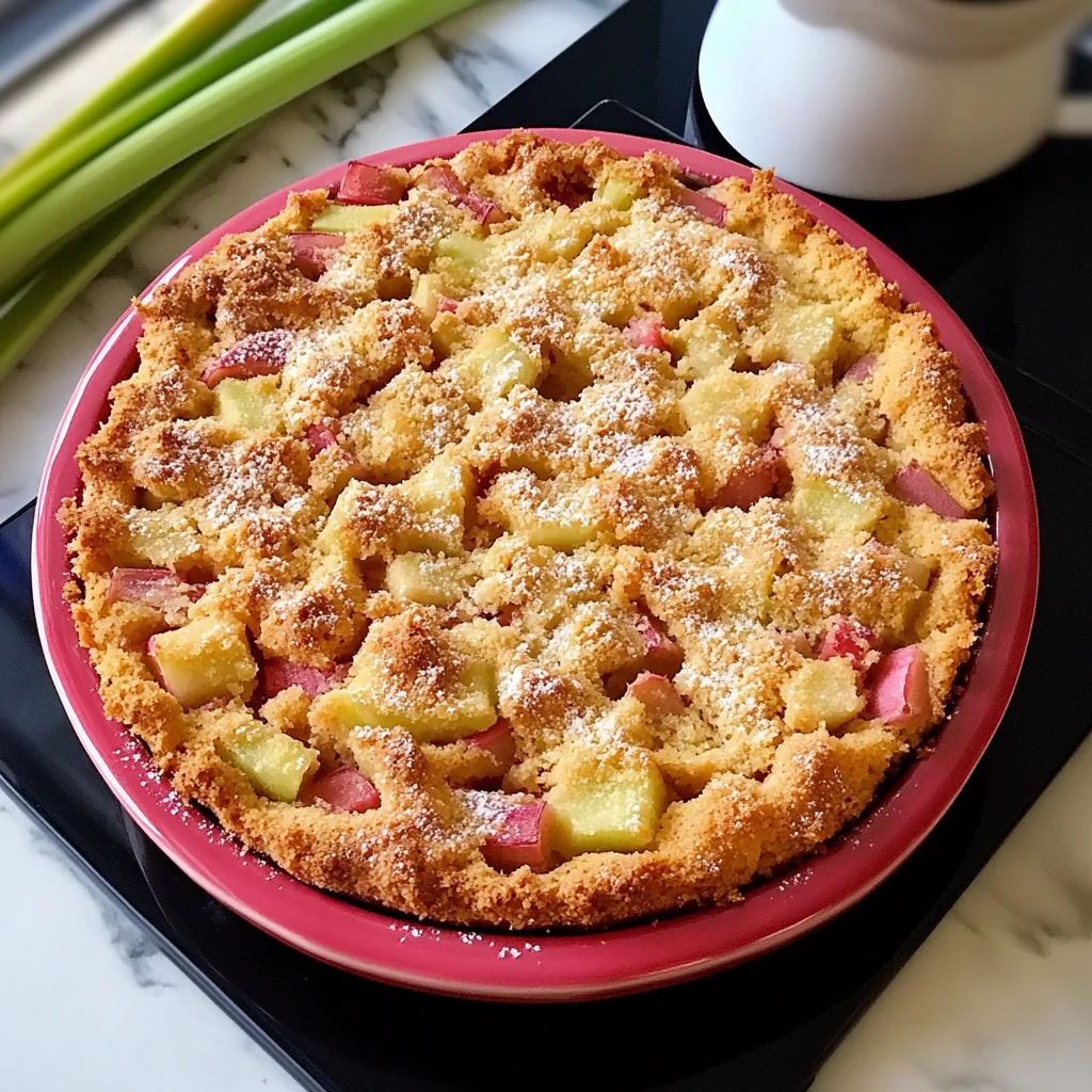 Classic German Rhubarb Cake Recipe (Deliciously Tart and Sweet!)