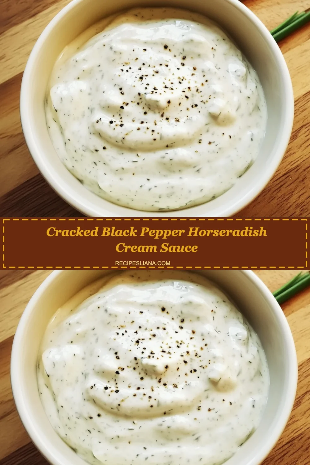 Cracked Black Pepper Horseradish Cream Sauce Recipe