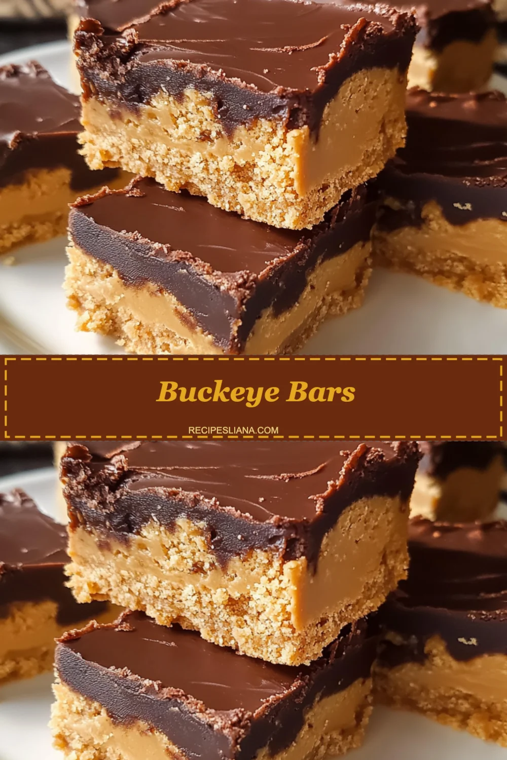 Delicious Buckeye Bars Recipe (Peanut Butter and Chocolate Delight)