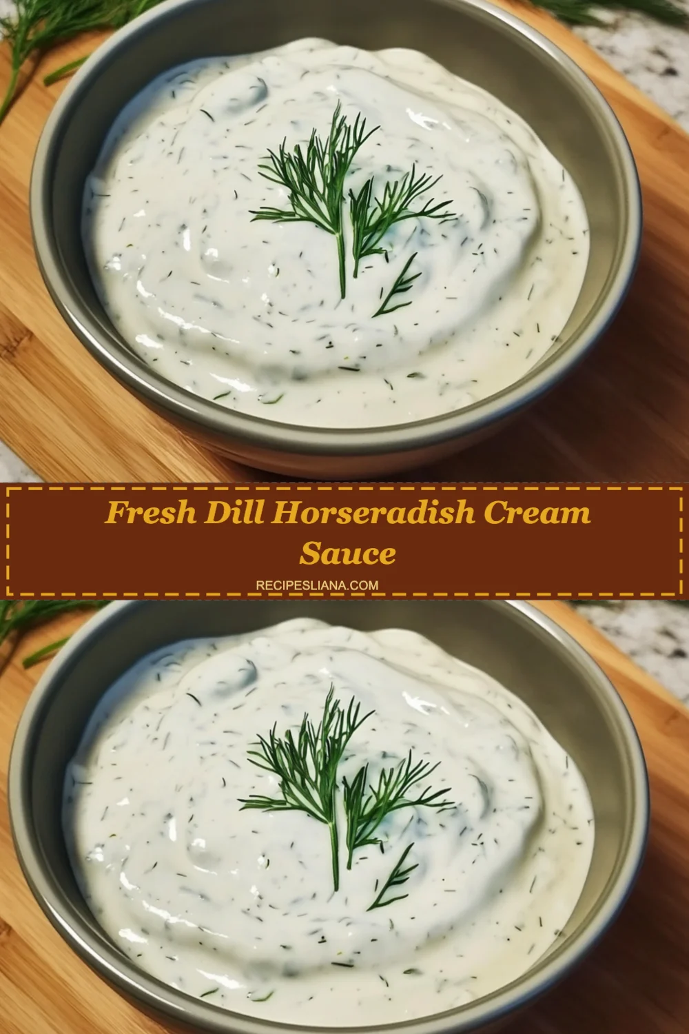 Elevate Your Dishes with Fresh Dill Horseradish Cream Sauce - Quick and Easy Recipe!