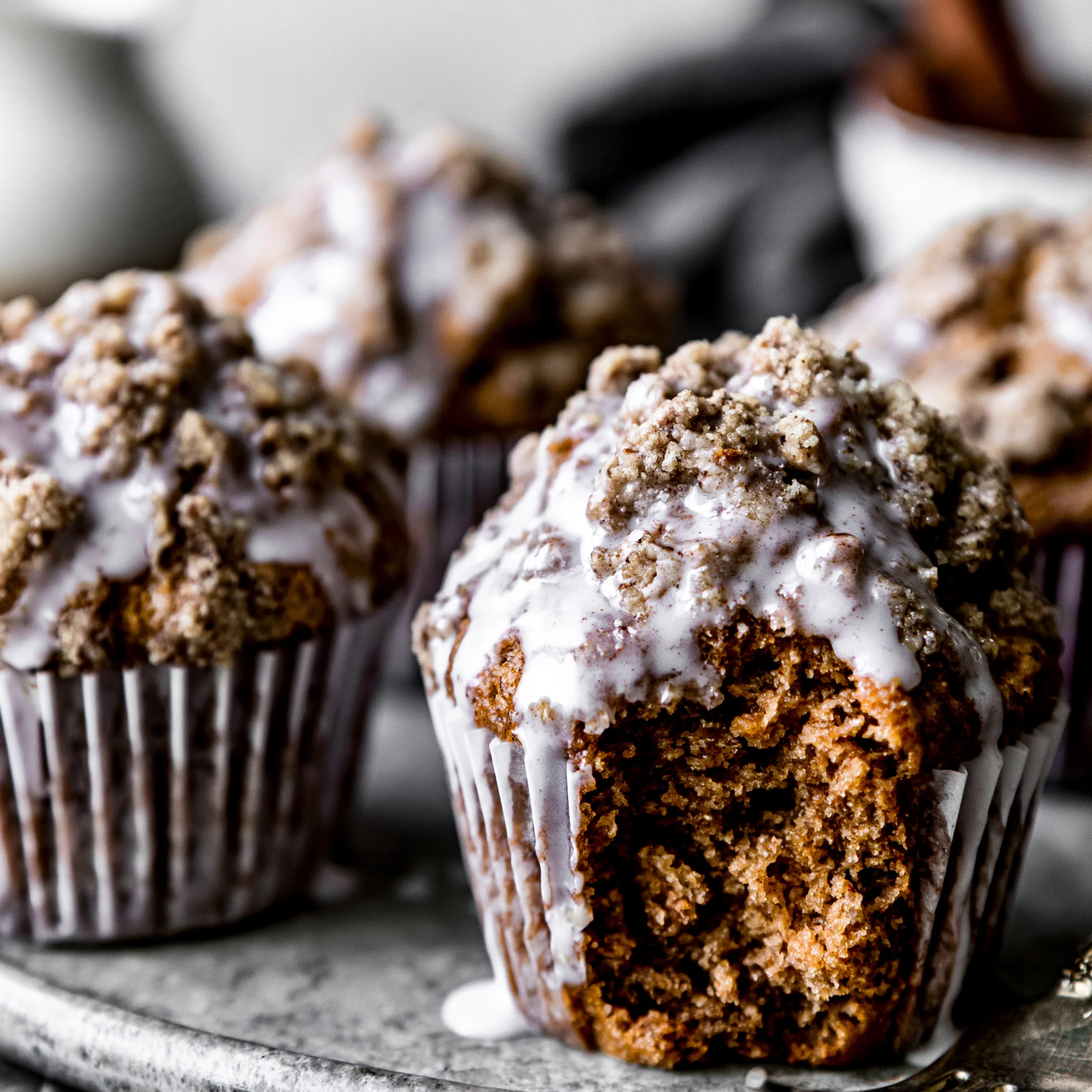 Ginger-Nutmeg Streusel Muffins Recipe