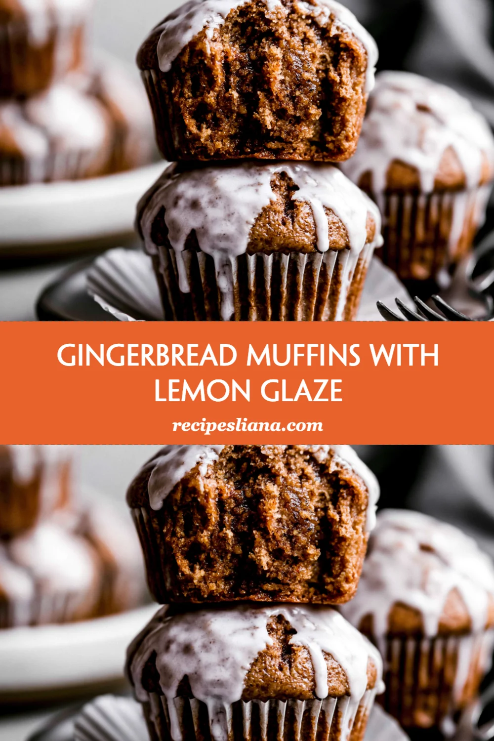 Delicious Gingerbread Muffins with Lemon Glaze – A Festive Treat You Can't Resist!