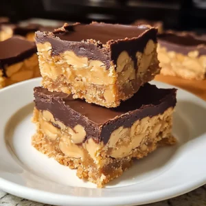 Honey-Roasted Peanut Buckeye Bars Recipe (No-Bake Delight)