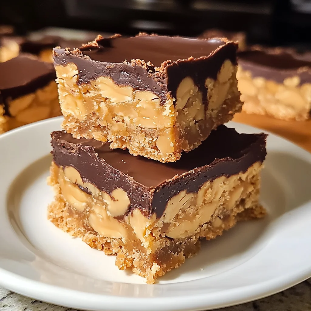 Honey-Roasted Peanut Buckeye Bars Recipe (No-Bake Delight)