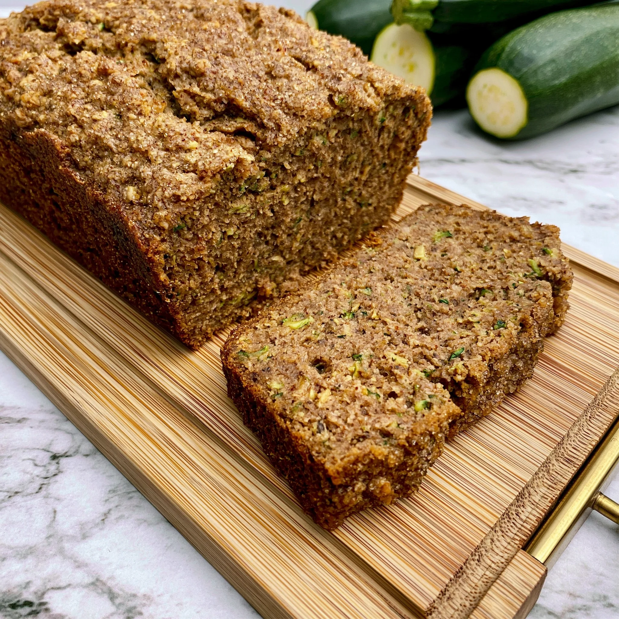 Moist Brown Sugar Zucchini Bread Recipe