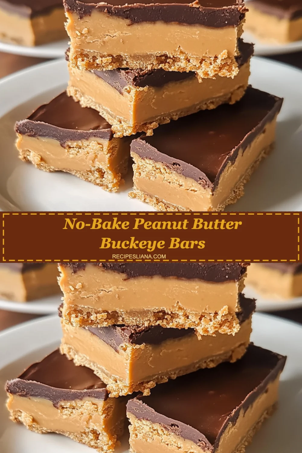 Irresistible No-Bake Peanut Butter Buckeye Bars You Can Make in Minutes!